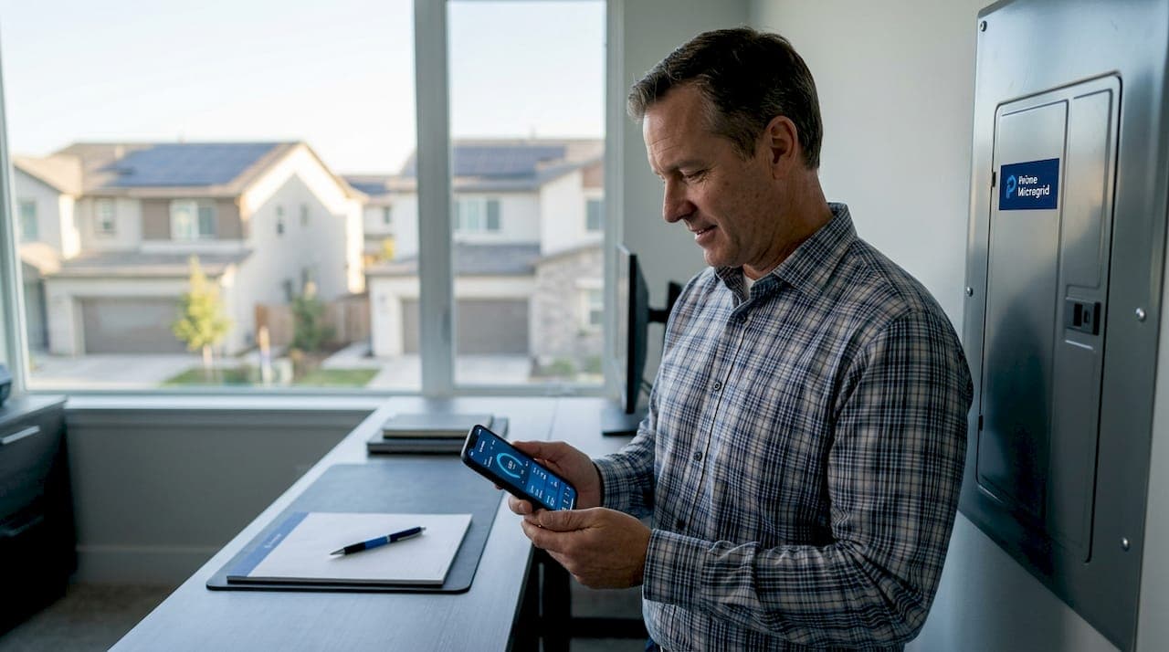 How to integrate solar battery backup for whole-home security