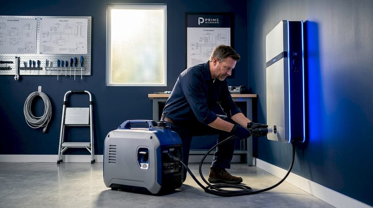 How to Link Battery Storage to a Backup Generator